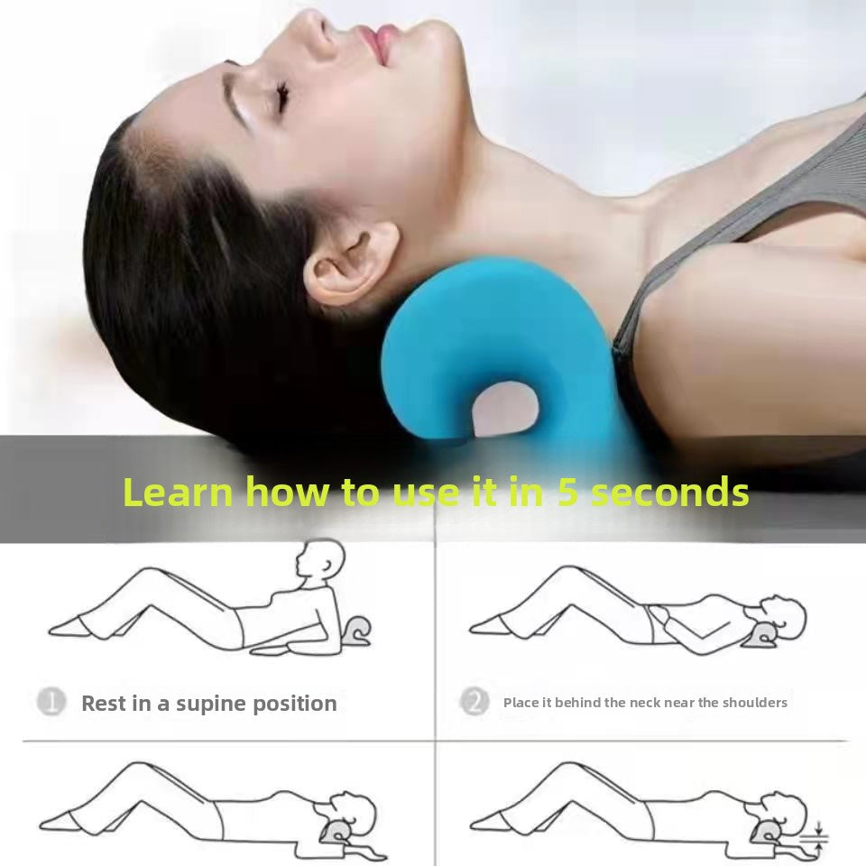 Cervical Traction Pillow (Neck Stretcher)