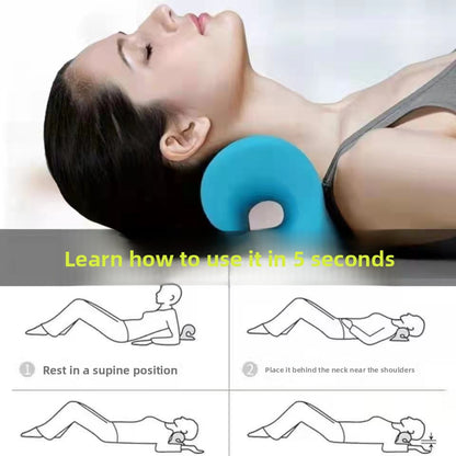 Cervical Traction Pillow (Neck Stretcher)