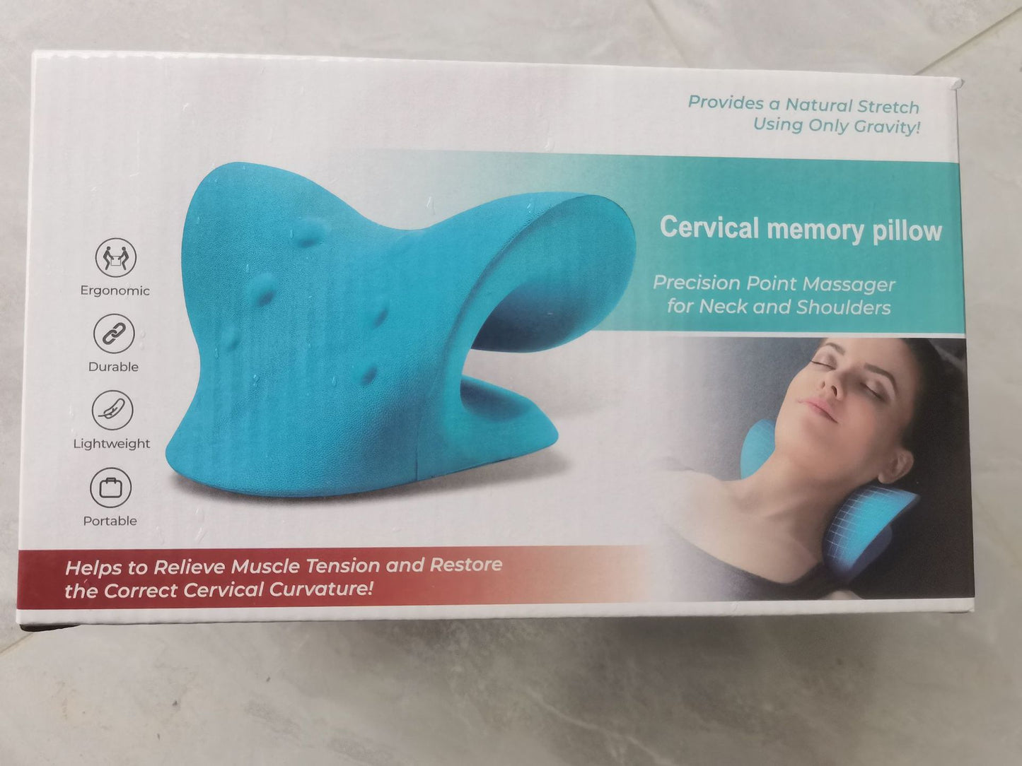 Cervical Traction Pillow (Neck Stretcher)