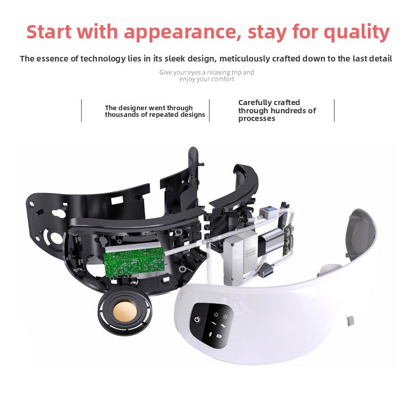 Heated Eye Massager (Air Compression + Heat + Music)