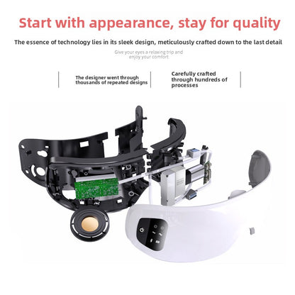 Heated Eye Massager (Air Compression + Heat + Music)